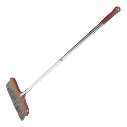 Cabilock Detachable Long Handle Broom with Soft Bristles for Hardwood Floors Indoor Sweeping Tool Lightweight and Ergonomic Design for Home Office Cleaning