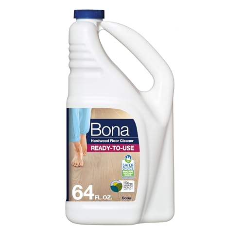 Bona Hardwood Floor Cleaner Refill - 64 fl oz - Unscented - Refill for Bona Spray Mops and Spray Bottles - Residue-Free Floor Cleaning Solution for Hardwood Floors - size: 64 Fl Oz (Pack of 1)