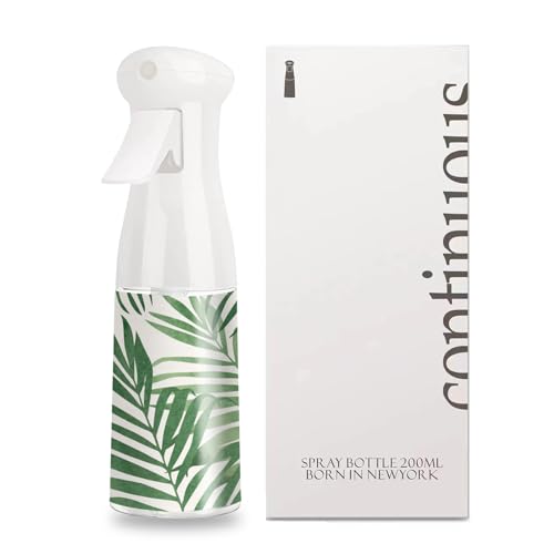 Hair Spray Bottle,Continuous Water Mister Empty Spray for Hairstyling, Cleaning, Plants, Misting and Skin Care - color: green