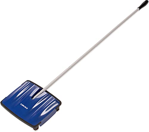 Carlisle FoodService Products Duo-Sweeper Rubberized Carpet and Floor Sweeper – Efficient Manual Cleaning for Restaurants with Low Pile Carpets