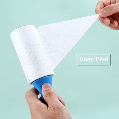 4 inch Lint Roller Refills for Evercare PetLovers Fedicelly Albatross and More Lint Rollers, Extra Sticky 90 Sheets per Refill, Pack of 4 Rolls, 360 Sheets Total (1 1/2 inch Inside Diameter) - size: Inside Dia. 1 1/2 inch