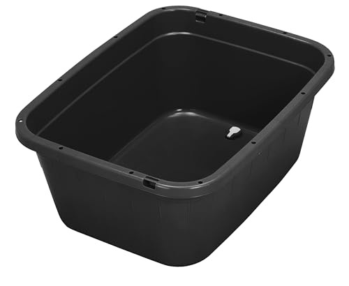 Shinko Corporation Dragonfly Square Shaped Jumbo Dragonfly with Hose Hole, 120 Type, 3.2 gal (120 L), Black, Food Sanitation Law Compliant, Width 33.9 x Depth 26.0 x Height 13.4 inches (86 x 66 x 34 - size: 120L