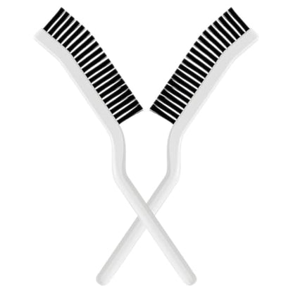 Amosfun 4pcs Hard Bristle Crevice Cleaning Brush 8.2" Gap Cleaning Tool for Kitchen Bathroom Window Tracks and Narrow Spaces - color: Multix2pcs, size: 21.00X5.20X1.50CMx2pcs