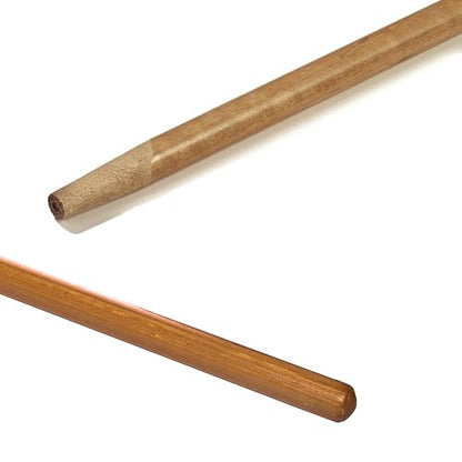 SPARTA Flo-Pac Tapered Mop Handle, Broom Handle with Wood Handle for Cleaning, 61.1 X 1.1 Inches, Tan, (Pack of 12)