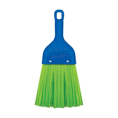 LOLA Heavy Duty Whisk Broom, Hand Brush, Durable Bristles, Whisks Away Dirt & Debris, Compact, Hang Hole for Easy Storage, Indoor/Outdoor, 1 Pack - size: 1 Count, style: 2026 Model