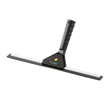Restaurantware-Clean Tek Professional 13.78 Inch Window Squeegee, 1 Window Cleaning Squeegee with Rubber Blade - All-Purpose, for Mirror Or Glass Door, Black Plastic Wiper with Aluminum Frame - size: 13 3/4", style: Plastic, Standard