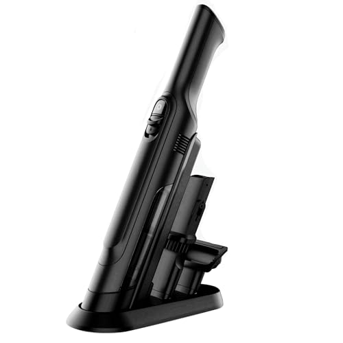 Handheld Vacuum Cordless, Lightweight 1.4lb with Powerful Suction, Charging Dock, Single Touch Empty and Detachable Dust Cup, Portable Mini Car Vac for Home Office and Pet Hair