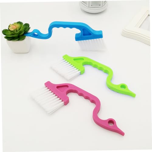 FOMIYES 15pcs Swan Hand-held Cleaning Brush Groove Window Door Kitchen Louver Gap Brush Random Color
