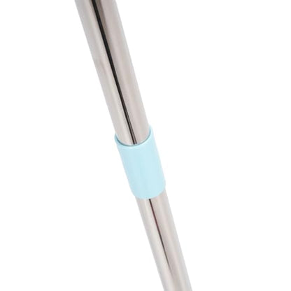 Carpet Sweeper Manual Push Handheld, Spin Sweeper Push 2 in 1 Hand Floor with 180 Degree Rotating Hard Floor Mopping Cleaner for Wooden Marble Tile (Blue) - color: Blue