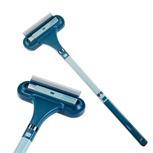 Window Screen Cleaning Brush, Upgraded 2 in 1 Mesh Screen Cleaner with Squeegee, Multi-Purpose Cleaning Brush for Home Window Glass Porch Screens