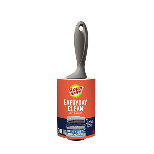 Scotch-Brite Lint Roller, Works Great On Pet Hair, 100 Sheets