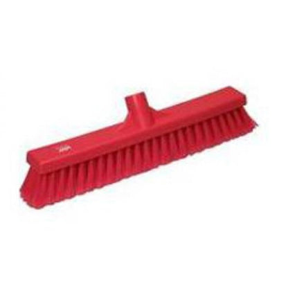 Vikan 31784 Broom,Push,Soft-Split,16.5",PP/SS,Red - color: Red, size: 3178