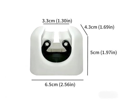 4pcs Wall-Mounted Mop and Broom Holder, No-Drill Wall Storage Hook, Functional Tool Organizer for Bathroom and Kitchen, Garden Cleaning Accessories, Household Hooks