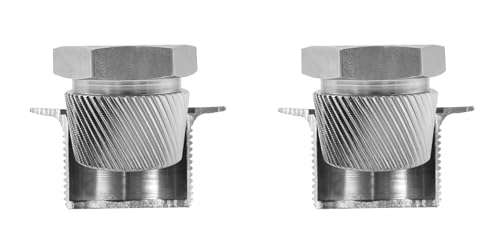 1.5'' Tub Drain Extractor, Remove the 1.5-inch Old, Broken, Stubborn, Rusted Drain Tub Bathtub Remover, Strong Grab Plumbing （ 05255 1.5" ）-2PACK - color: Golden-2pcs