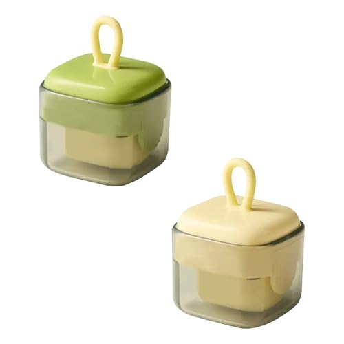 Mini Cube Washable Lint Remover,Portable Clothes Hair Ball Trimmer,Manual Sweater Cleaning Sticky Roller,Overcoat Pilling Shaver,Multipurpose Family Laundry Gadget,Household Debris Removal Tool(2pcs)