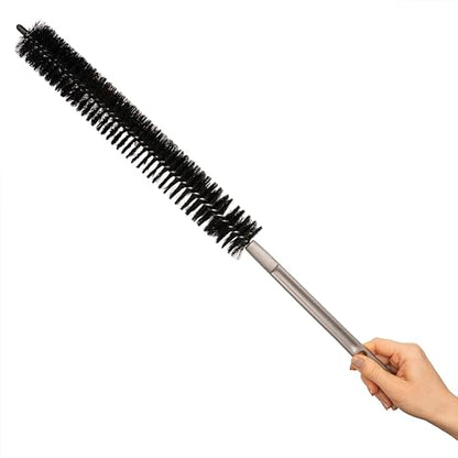 25 Inch (64cm) Flexible Lint Remover Cleaning Coil Brush for Dryers, Radiators, Refrigerators, Baseboards, and Other Special tasks. Coil Grill Brush by KONEX