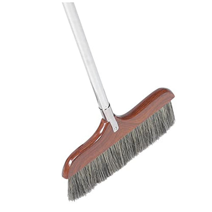 Long Handle Soft Bristle Broom Detachable Dust Broom for Efficient Home Office Floor Cleaning Lightweight Portable Kitchen Sweeper for Indoor Outdoor Use