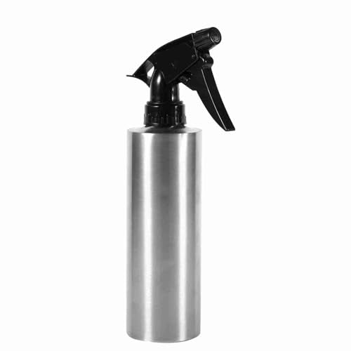 Stainless Steel Watering Can for Indoor Plants, 35oz Metal Plant Watering Pot with Long Spout & Pump Spray Nozzle for Garden, Hair Beauty, Laundry, Solutions