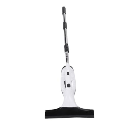 Zunate Window Vacuum Cleaner with 2000Pa Suction, Spray & Auto Water Collection - Cordless Glass Cleaner for Home, Car, Bathroom, Mirrors - Includes Extendable Pole, Rubber (Black)