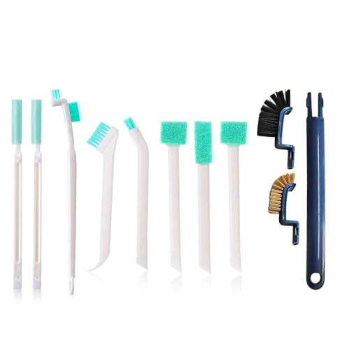 10PCS Small Cleaning Brushes for Household Cleaning,Crevice Cleaning Tool Set for Window Tracks Groove Humidifier Car Bottle Toilet Keyboard,Detail Tiny Scrub Cleaner Brush for Small Space Gaps Corner