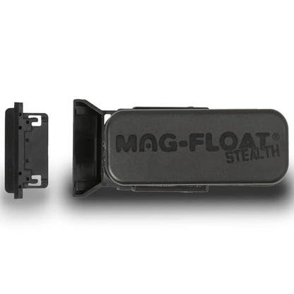 Mag-Float Medium Black Stealth Glass Magnet Aquarium Scraper Cleaner with Blade - Floating Magfloat Magnetic Cleaning Tool - size: Medium