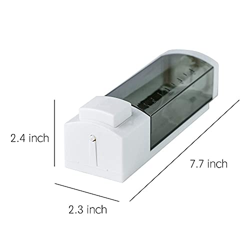 Soap Dispensers 250ml ABS Plastic Drill Free with Adhesive or Wall Mount with Screws Liquid Hand Shower Dispenser for Bathroom or Kitchen - size: 1-Chamber