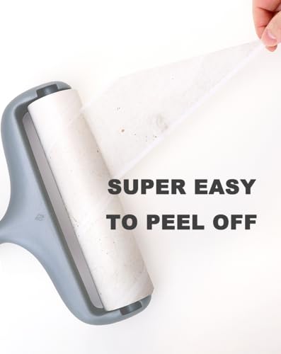 50% Stickier Large Surface Roller Refill for Scotch-Brite Large Lint Roller 8 inch Extra Sticky 60 Sheets per Refill, Pack of 6, 360 Sheets Total, Works Great On Pet Hair - size: 6-Pack