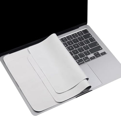 2 Pack Microfiber Liner Cleaning Cloth Screen Keyboard Imprint Protection for MacBook Neo/Pro/AIR 13" 14" (2018-2026), Compatible MacBook Neo 13/MacBook Air 13 M4 M3 M2 M1/MacBook Pro 14 (M5- M1) - color: Grey（2 Pack）, size: 11.4" x 7.7"