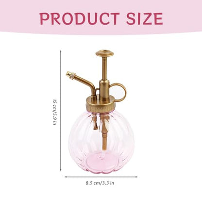 Plant Mister, Pumpkin Shaped Lightweight Spray Bottle 240ml Antique for Indoor Outdoor (Purple)