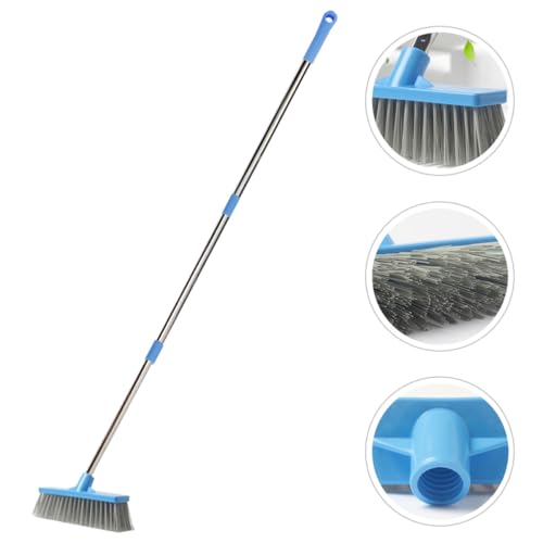 BESPORTBLE Long Handle Floor Brush Scrubber with Stiff Bristles, Multipurpose Bathroom and Outdoor Tile Cleaning Brush for Shower, Kitchen, and Floor Scrubbing