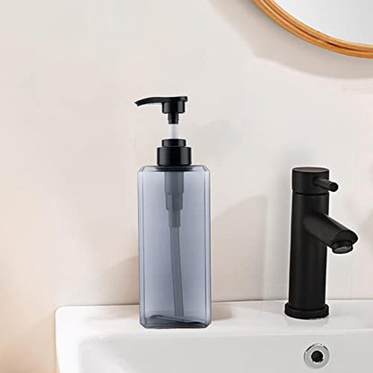 Laundry Dispenser Container Bottle Liquid Laundry Soap Bottle, 650ml Gray - color: 650ml Gray