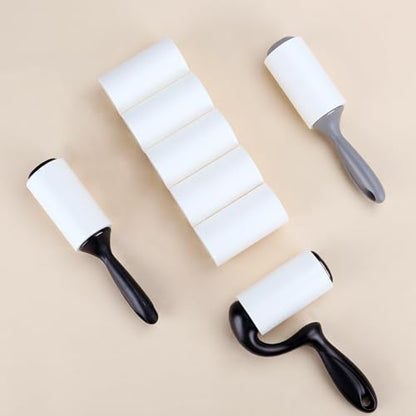 4 inch Lint Roller Refill Only for Scotch-Brite Pet Extra Sticky Hair Lint Roller 5 Refills 60 Sheets per Refill Total 300 Sheets (Inside Diamater 1-3/4 inch) - size: 4 inch (1.75'' ID)