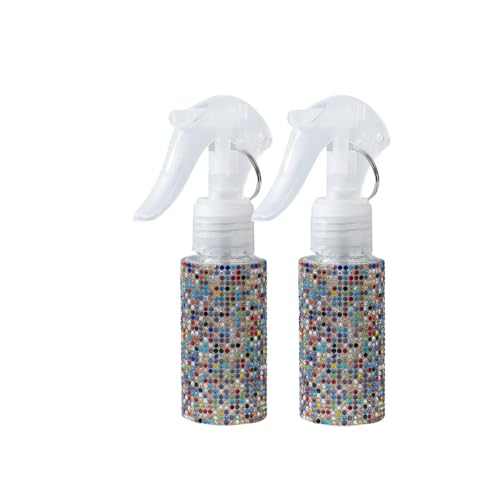 60ml Empty Spray Bottles, Continuous Spray Bottle for Hair, Spray Water Bottle Fine Mist Refillable, Skin Care, Showering Pets, Plants, Travel, Ironing and Cleaning -Colorful - color: Colorful