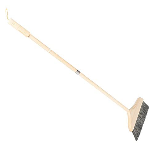 Ipetboom Detachable Long Handle Broom with Soft Bristles for Indoor and Outdoor Cleaning Hardwood Floors Kitchen and Living Rooms Durable and Easy to Use