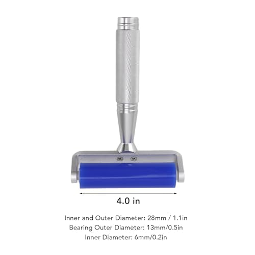 Silicone Manual Roller Dust Removal Sticky Roller 16in Screen Cleaning Tool for Workshop Home (4 Inch) - size: 4 Inch