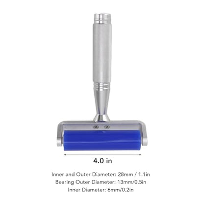 Silicone Manual Roller Dust Removal Sticky Roller 16in Screen Cleaning Tool for Workshop Home (4 Inch) - size: 4 Inch