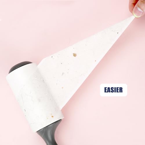 4 inch Lint Roller Refills Only for Scotch-Brite Pet Hair Pickup Everyday Clean Lint Rollers, 50% Stickier, 60 Sheets Each Refill, 6 Pack, 360 Sheets Total (1 3/4'' Inside Dia.) - size: 4 inch (1.75'' ID)