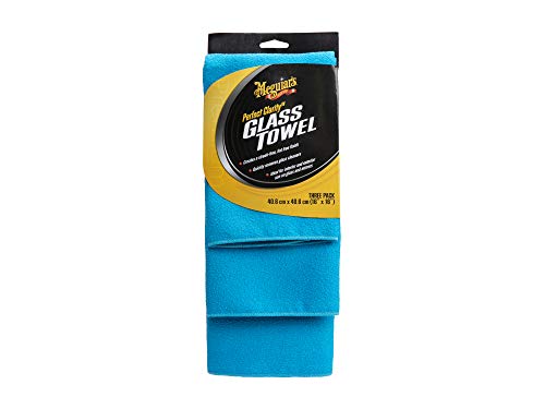Meguiar's X190300 Perfect Clarity Glass Towels, Streak Free and Lint Free Finish -3 Pack - style: Clarity Glass Towel