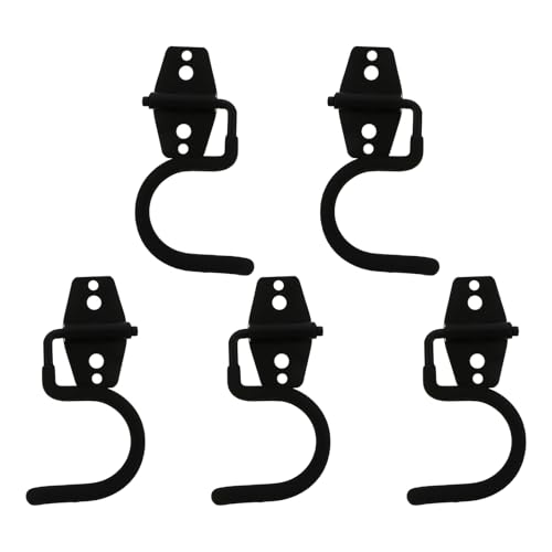 Angoily Broom Hooks, 5PCS Broom Mop Hook Wall Hangers, Heavy Duty Wall Mounted Mop Holder, Holder S Type Garage s Utility s for Utility s for Garage