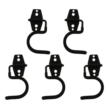 Angoily Broom Hooks, 5PCS Broom Mop Hook Wall Hangers, Heavy Duty Wall Mounted Mop Holder, Holder S Type Garage s Utility s for Utility s for Garage