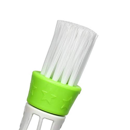 Multifunction Cleaning Brush for Car Air Vent - 2 Microfiber Sleeves Blinds Cleaner Tools for Keyboard Window Leaves Blinds Shutter 2 Pack