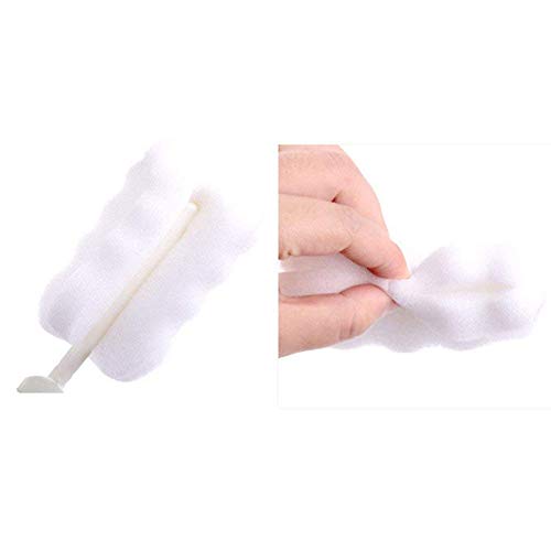 INVODA 4PCS Bottle Brush,Bottle Washer Set Long Sponge Bottle Cleaning Brushes Baby Bottle Cleaner Brush, Nipple Brush (4 pcs) - color: Brush 4 Pcs