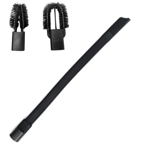 Flexible Flat Crevice Tool 35mm Hose Adapter Vacuum Cleaner Nozzle Household Cleaning Tool with Cleaning Brush