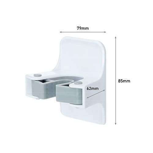 Command 17007 Broom Holder Holds up to 1.8 kg Load, 1 Hook and 2 Strips
