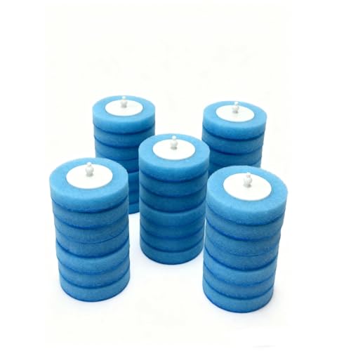 40 Count KZKR Disposable Toilet Brush Refill Heads | Pre-Loaded with Cleaner | Toilet Wand Replacement | Toilet and Bathroom Cleaning Supplies