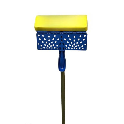 Sponge Mop for Floor Cleaning, Self-Wringing Squeeze Mop with Super Absorbent Honeycomb Sponge, Heavy Duty Roller Mop for Tile and Hardwood Floors