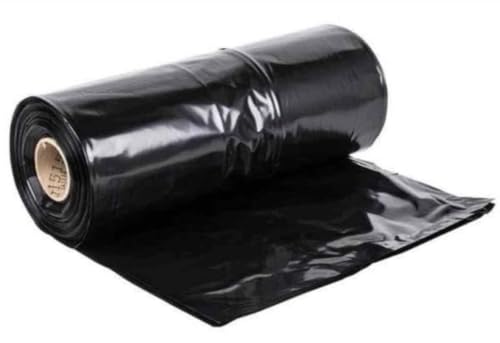 50 count Heavy-Duty Contractor Trash Bags, Black, 42 Gallon Capacity, 2.5 Mil Thickness, 32x50 Inches, Multi-Purpose for Indoor Cleanup, DIY Projects, Yard Work, Demolition
