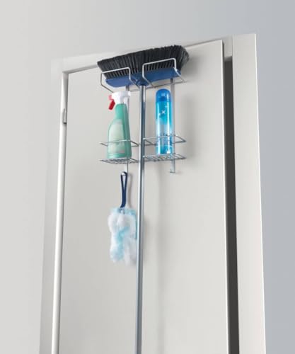 Metaltex 35.09.02 Cleaning Tool Rack, Silver, Approx. 16.5 x 11.8 x 4.7 inches (42 x 30 x 12 cm), Made in Italy