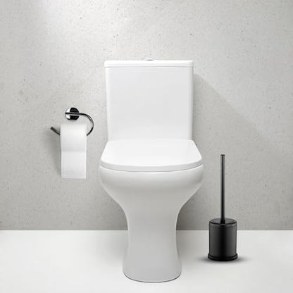 ToiletTree Products Deluxe Toilet Brush with Lid - Black 2 Pack - style: Black 2 pack