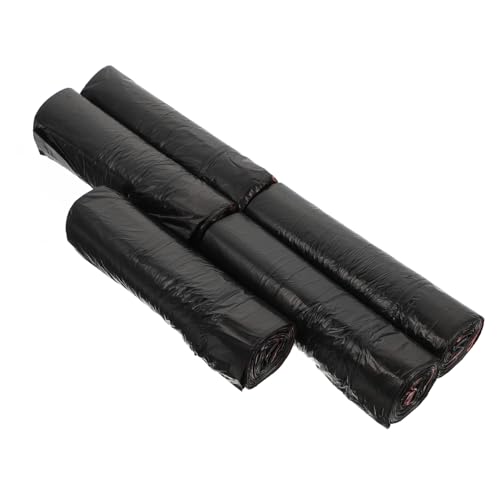 Abaodam 75pcs Heavy Duty Drawstring Trash Bags Thick Degradable Garbage Bags for Home Kitchen Office Unscented Rubbish Liners with Strong Load-bearing and Odor Barrier Design
